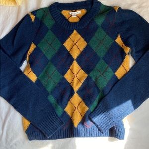 American Eagle Argyle Sweater